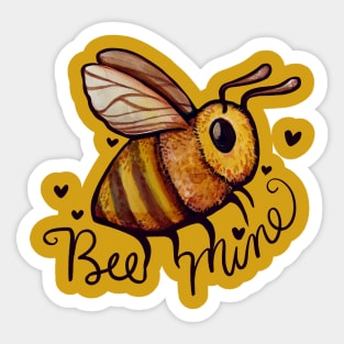 Bee Mine Sticker